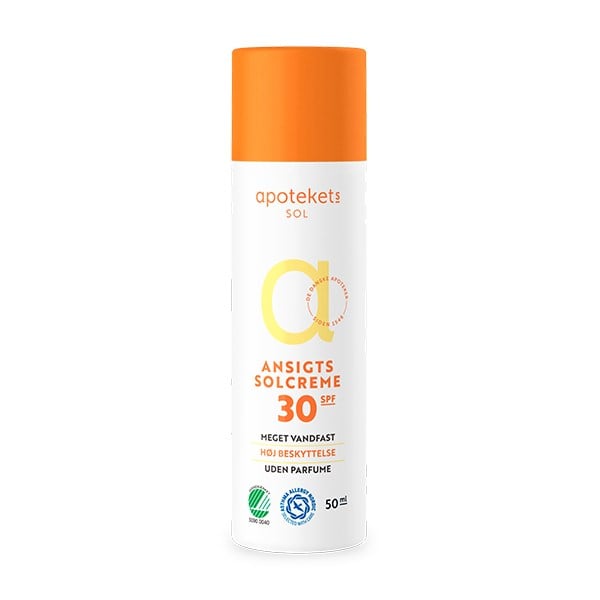 Apotekets solcreme ansigt spf 30