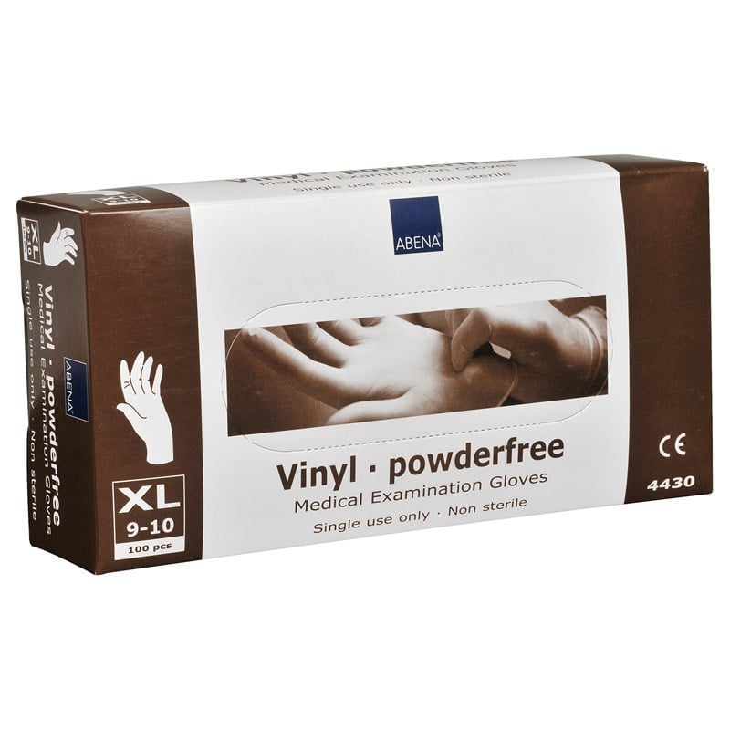 Abena vinylhandsker xl