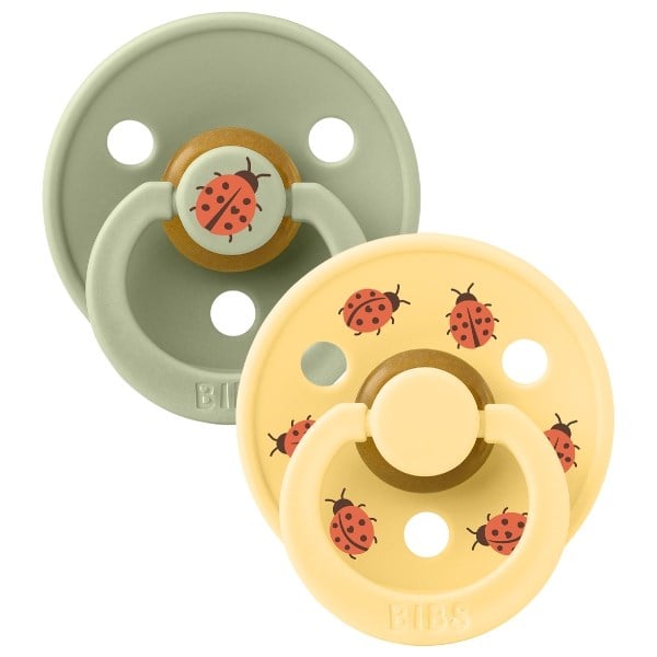 BIBS Studio Colour size 2 ladybug sage mix