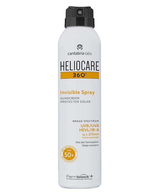 Heliocare invisible spray sunscreen SPF50+