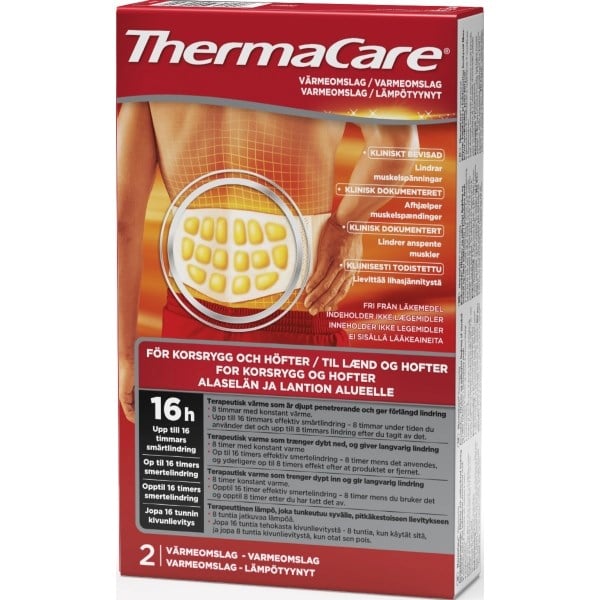 Thermacare varmeomslag til lænd & hofte
