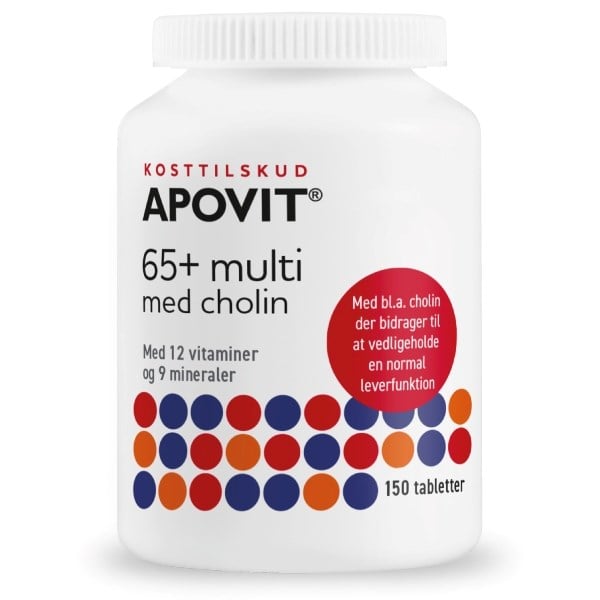 Apovit 65+ multi med cholin