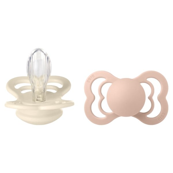 BIBS Supreme size 2 ivory/blush