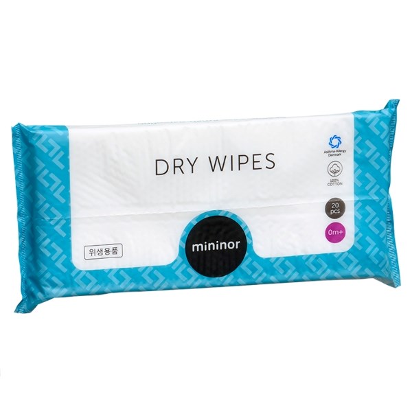 Mininor dry wipes