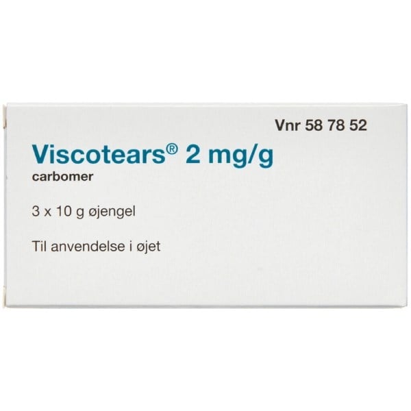 Viscotears øjengel 2care4