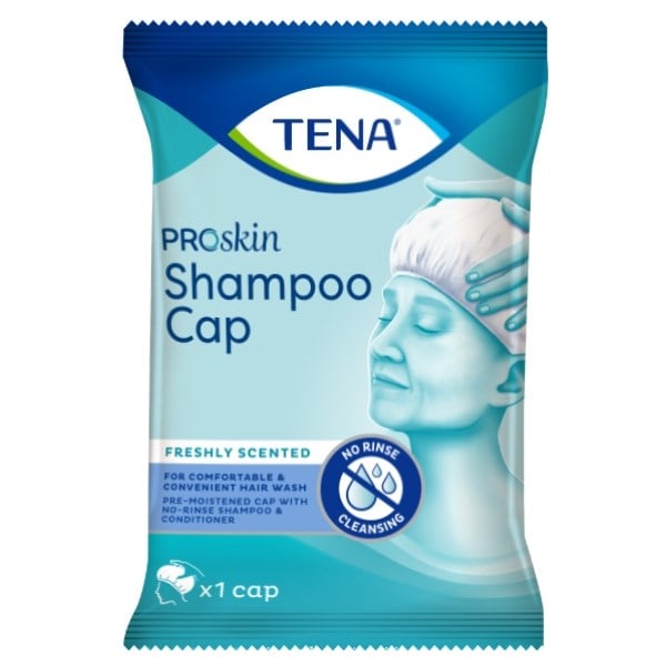 TENA ProSkin shampoo cap