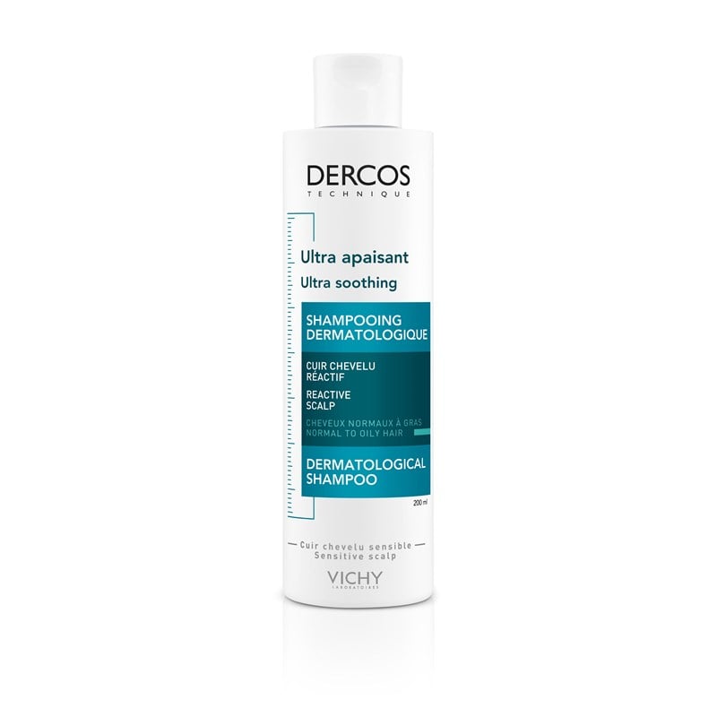 Vichy Dercos ultra soothing shampoo fedtet hår