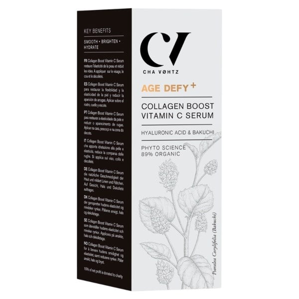 Green People age defy+ collagen boost vitamin c serum