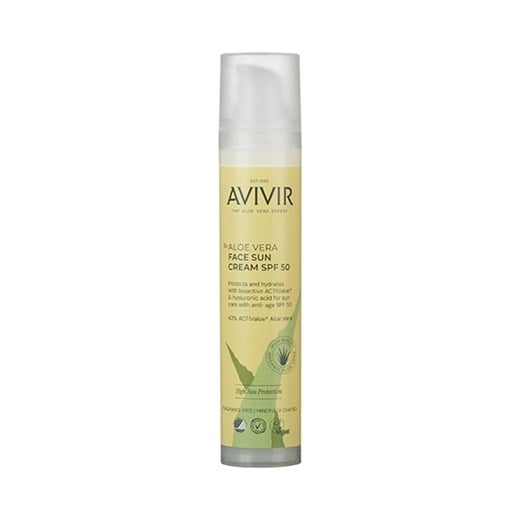 Avivir aloe vera face sun cream SPF50