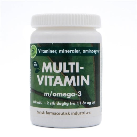 Grønne Vitaminer multivitamin med Omega-3
