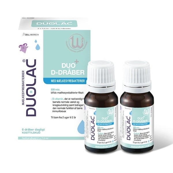 Duolac duo+ D-dråber Duolac duo+ D-dråber