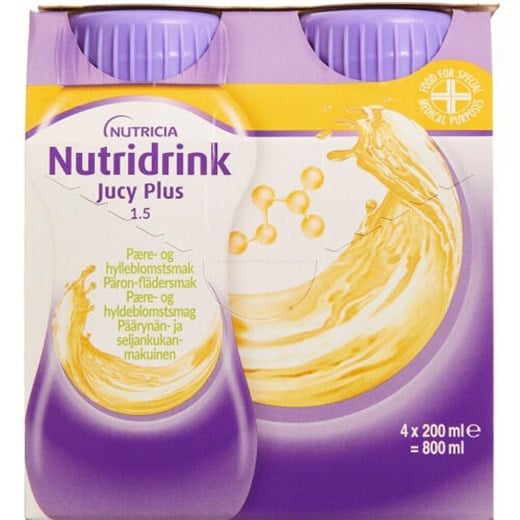 Nutridrink Jucy Plus pære-hyldeblomst Nutridrink Jucy Plus pære-hyldeblomst