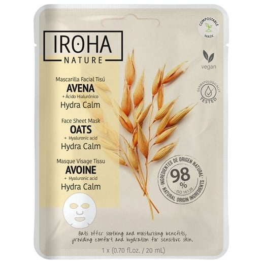 IROHA hydra calm face sheet mask IROHA hydra calm face sheet mask