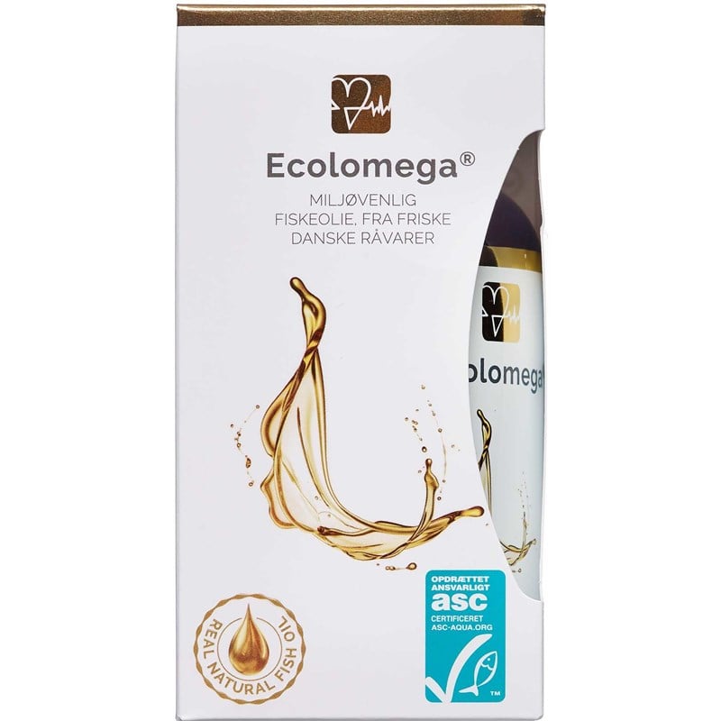 Natur Drogeriet ecolomega fiskeolie kapsler