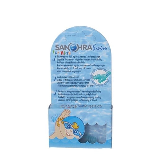 Sanohra swim kids ørepropper til svømning