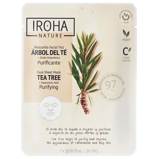 IROHA purifying face sheet mask
