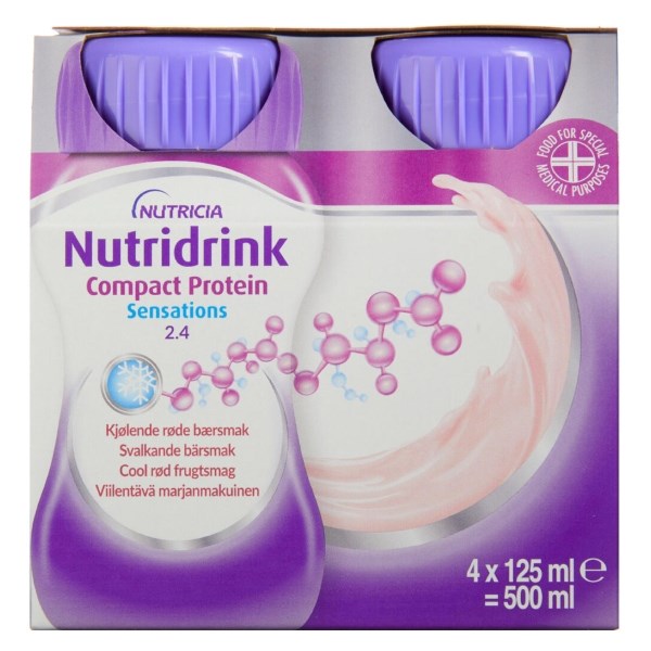 Nutridrink Compact Protein Sensations cool rød frugt Nutridrink Compact Protein Sensations cool rød frugt