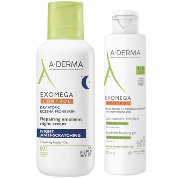 A-Derma Exomega Control emollient night cream + gave