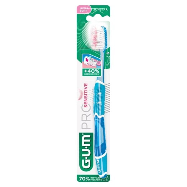 GUM pro sensitive tandbørste