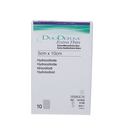 Duoderm extra thin 5 x 10