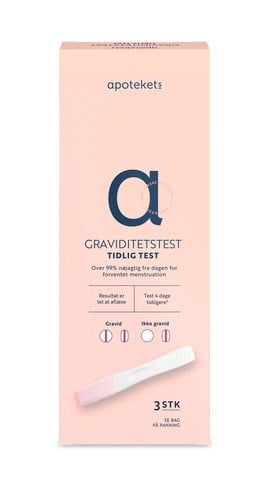 Apotekets graviditetstest tidlig test