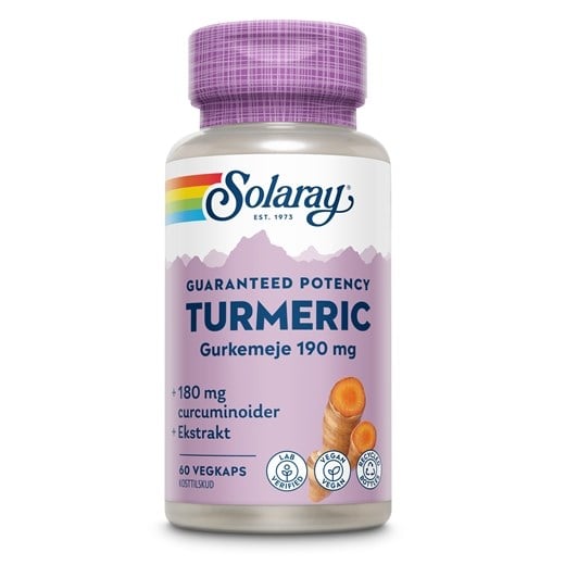 Solaray turmeric gurkemeje