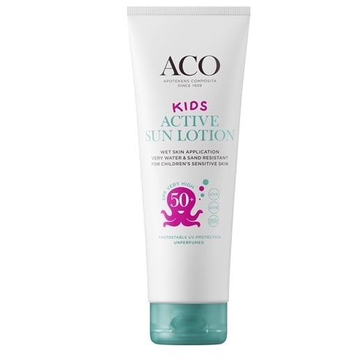 ACO Sun kids active sun lotion SPF50+ ACO Sun kids active sun lotion SPF50+