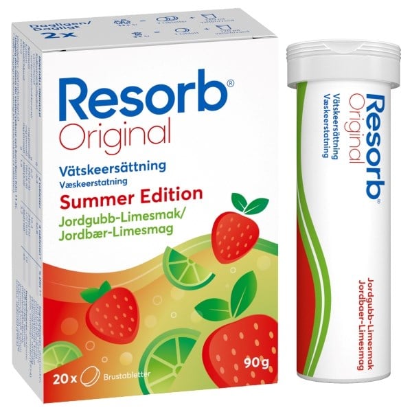 Resorb Original jordbær-lime
