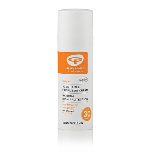 Green People scent-free facial sun cream spf 30