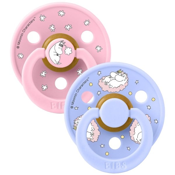 BIBS x Moomin Colour size 2 baby pink/hush mix
