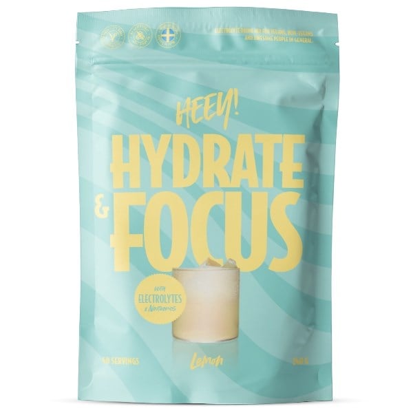 Heey! hydrate & focus electrolytes lemon