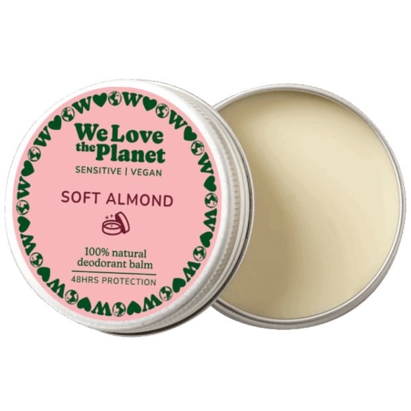 We Love The Planet deodorant balm soft almond