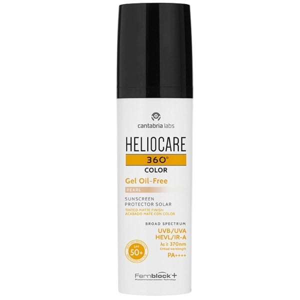Heliocare gel oil-free sunscreen SPF50+ pearl