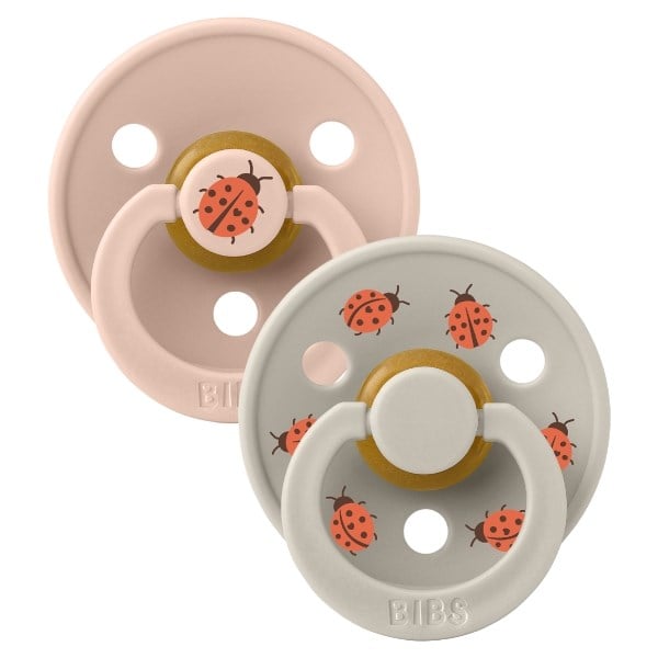 BIBS Studio Colour size 2 ladybug blush mix