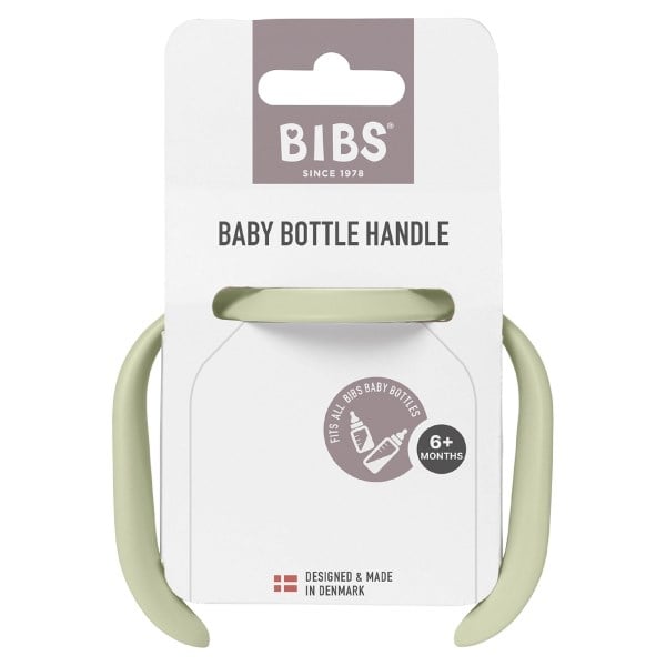 BIBS baby bottle handle sage