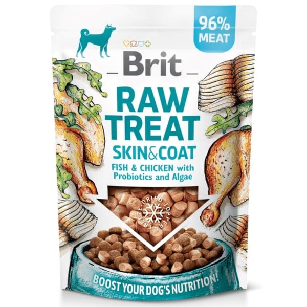 Brit raw treat skin & coat fish & chicken Brit raw treat skin & coat fish & chicken