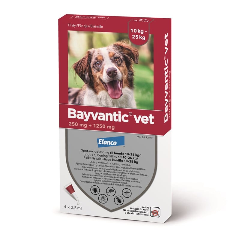 Bayvantic vet til hund 10-25 kg