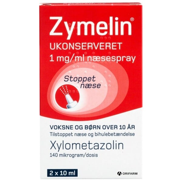 Zymelin næsespray 2 x 10 ml Zymelin næsespray 2 x 10 ml