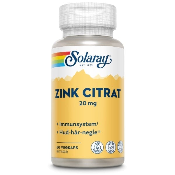 Solaray zink citrat