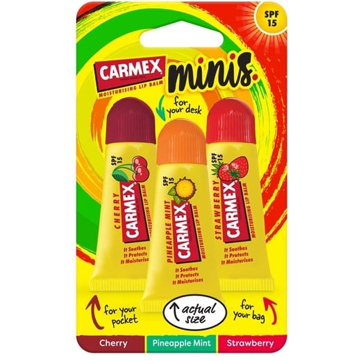 Carmex moisturising lip balm minis Carmex moisturising lip balm minis