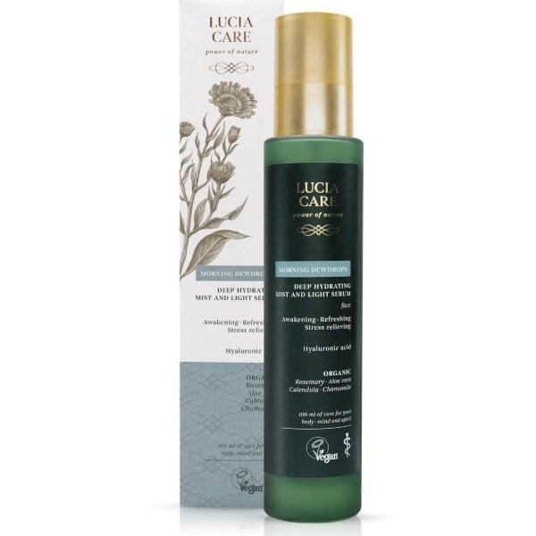 Lucia Care deep hydrating mist and light serum