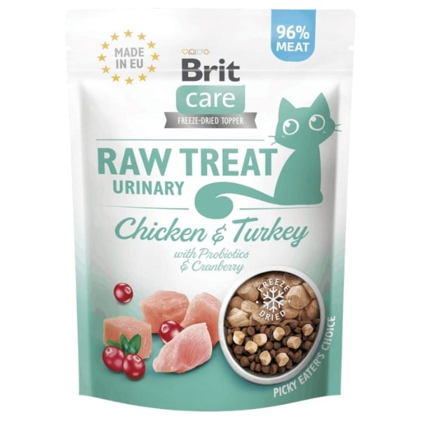 Brit raw treat urinary cat chicken & turkey Brit raw treat urinary cat chicken & turkey