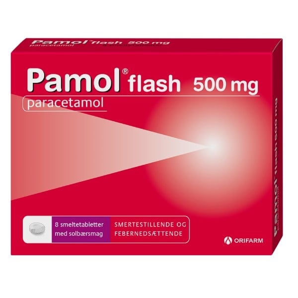 Pamol flash opløselige tabletter Pamol flash opløselige tabletter