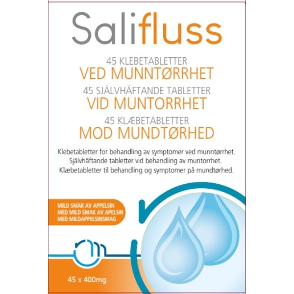 Salifluss klæbetabletter appelsin