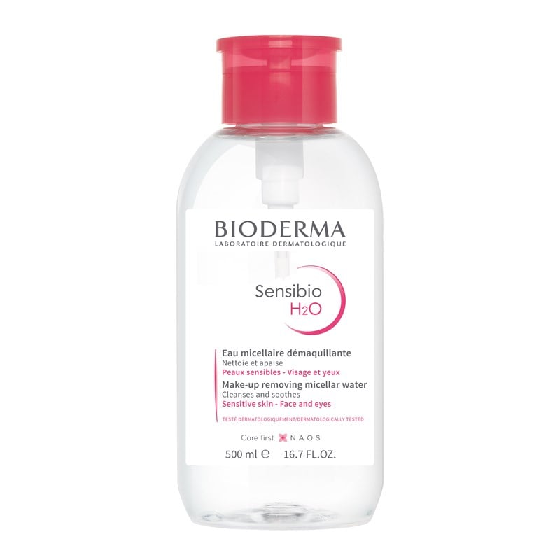 Bioderma Sensibio h2o med pumpe