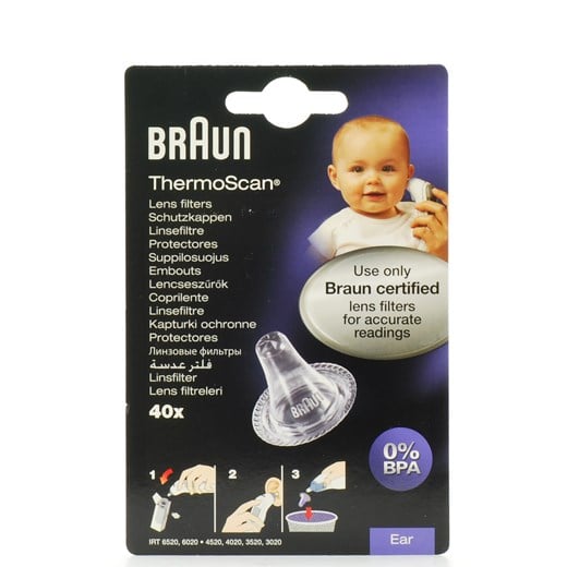 Braun thermoscan linsefiltre