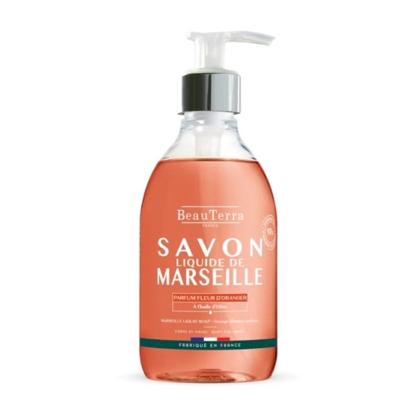 BeauTerra marselle liquid soap orange blossom