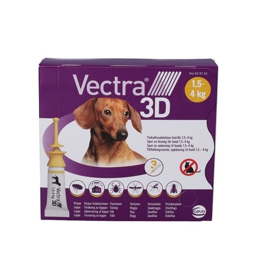 Vectra 3D hund 1,5 - 4 kg