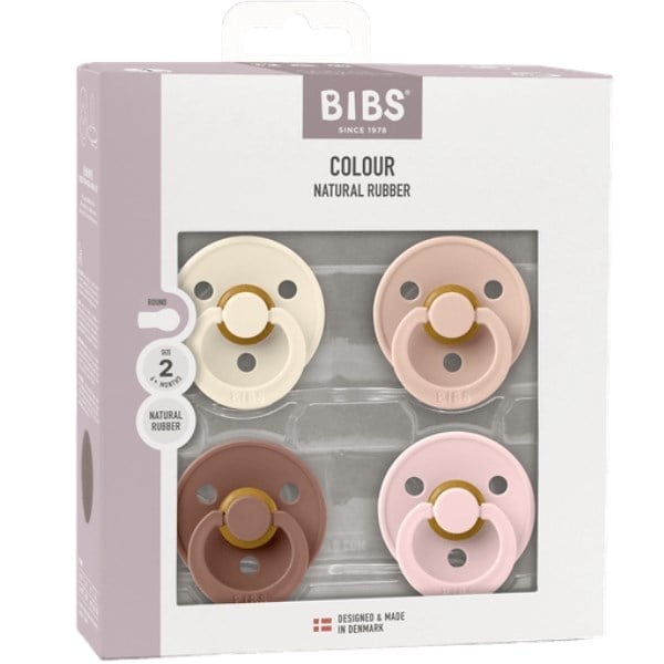 BIBS Colour size 2 ivory/blush/woodchuck/blossom