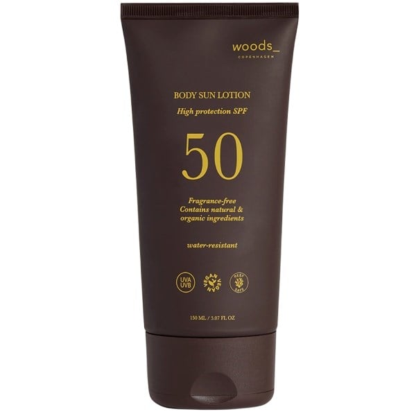 Woods Copenhagen body sun lotion spf50